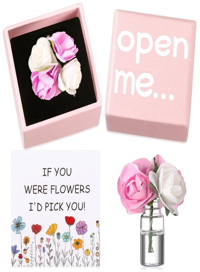 Feekoon I Love You Gift, Unique Gift for Girlfriend, Open Me Boxed Gift, Mini Handmade Flower Gift for Women Mom Mother Day Birthday Anniversary Holiday Valentine's - Image 1